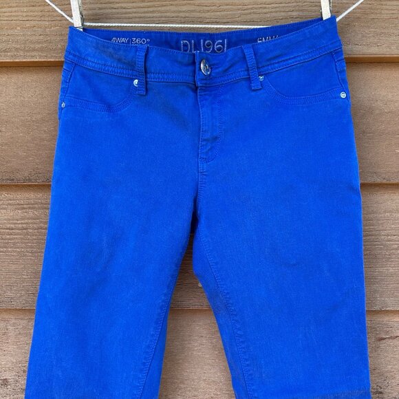 DL1961 Emma Leggings Ocean Blue Skinny Jeans Size 28 - Picture 4 of 13